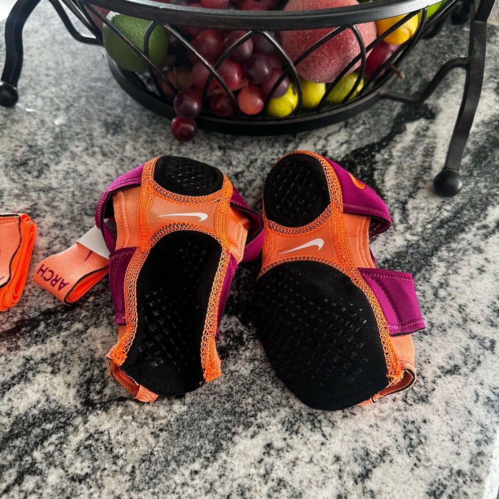 Nike Pink and Orange Foot Wraps - Picture 2 of 3